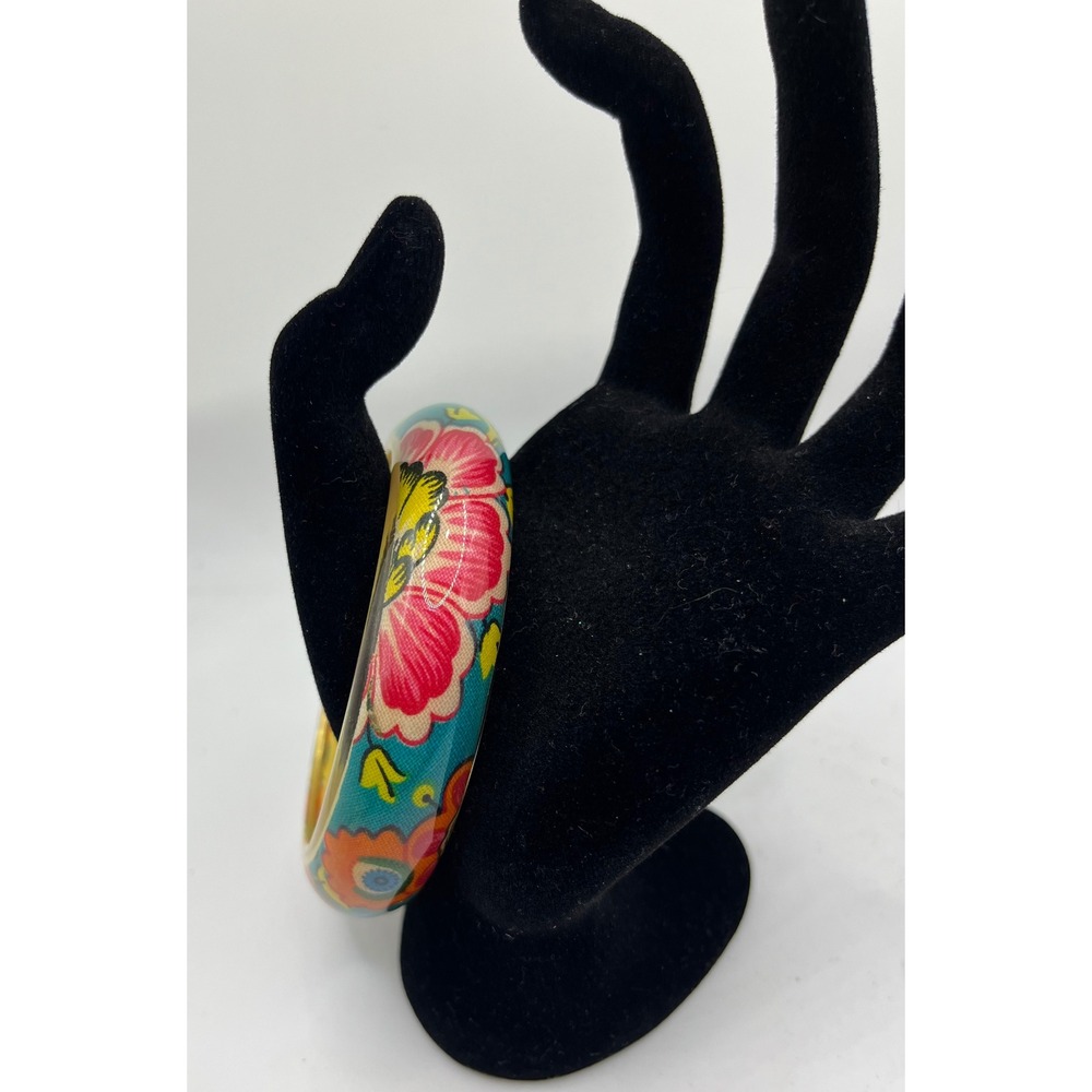 Bangle Bracelet Colorful Retro Flower Power Mod Style‎ - Picture 3 of 5
